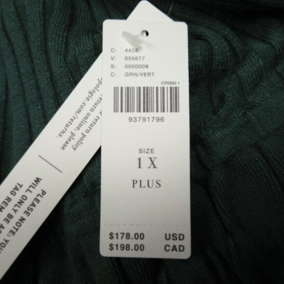 Anthropologie The Somerset Mini Dress Sweater Edition 1X Plus - Picture 13 of 16